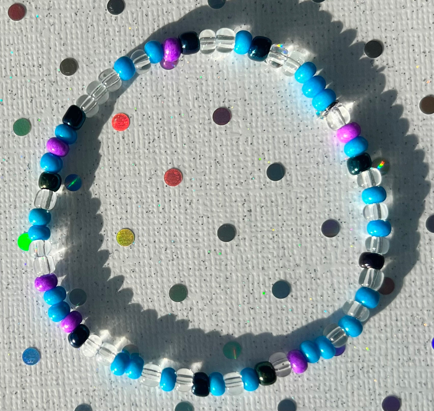 Alchemy Bracelet | Purple Blue Black Clear