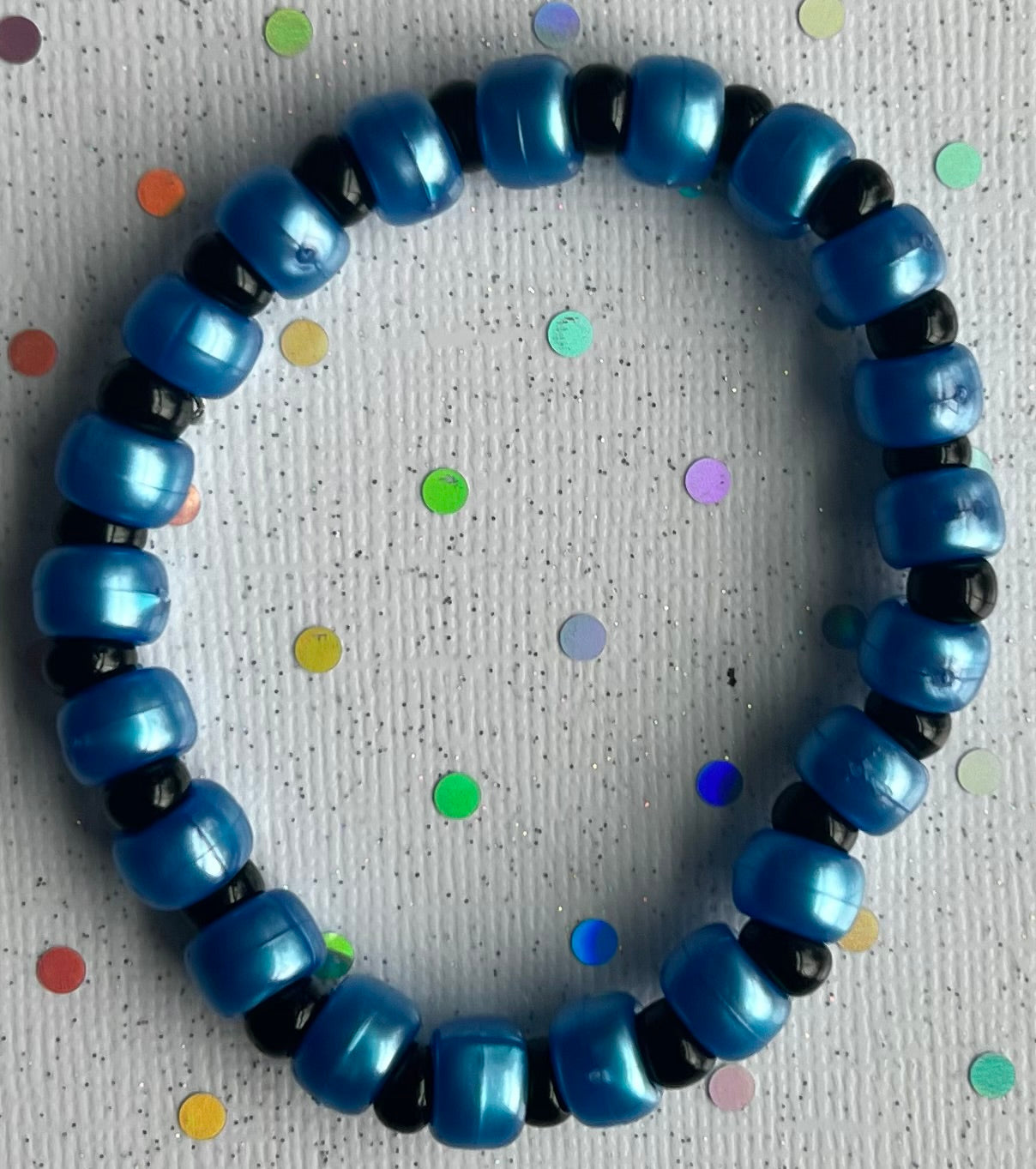 Joy Bracelet | Blue Iridescent Black