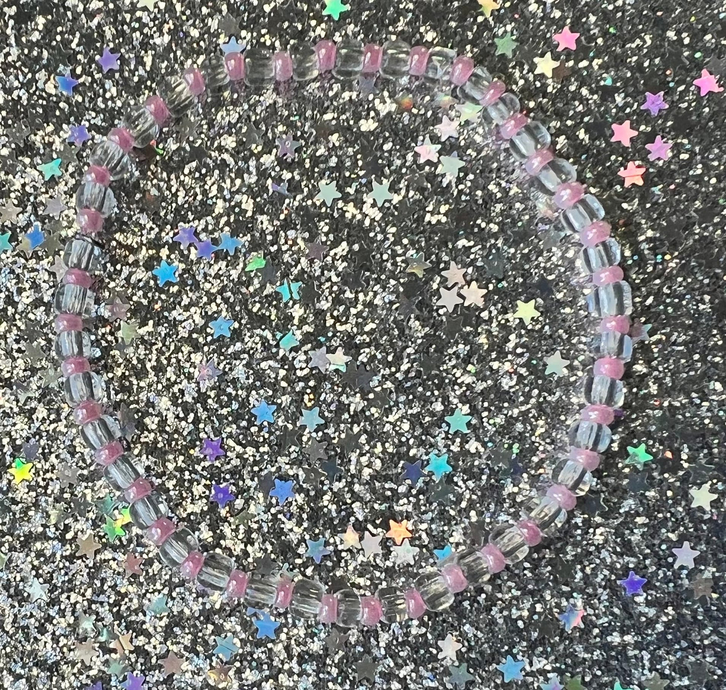 Kalei Bracelet | Clear Ceylon Pink