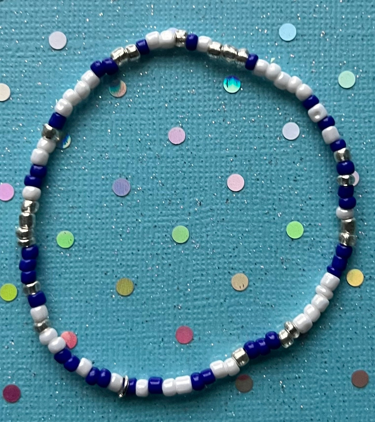Lil Alchemy Bracelet | Blue White Silver