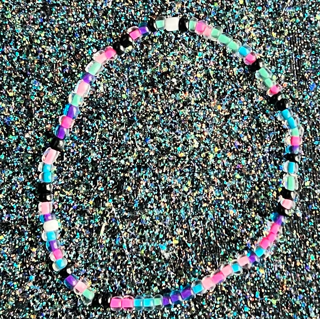 Alchemy Anklet | Inside Color Black White