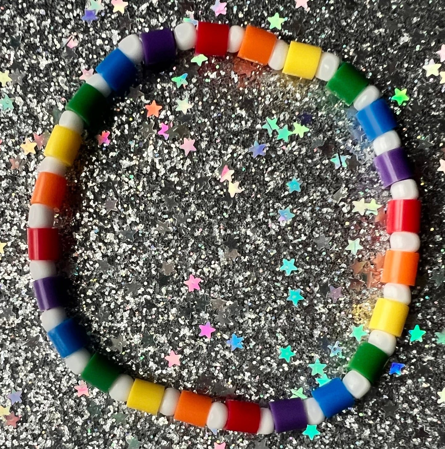 Renegade Bracelet | Rainbow White