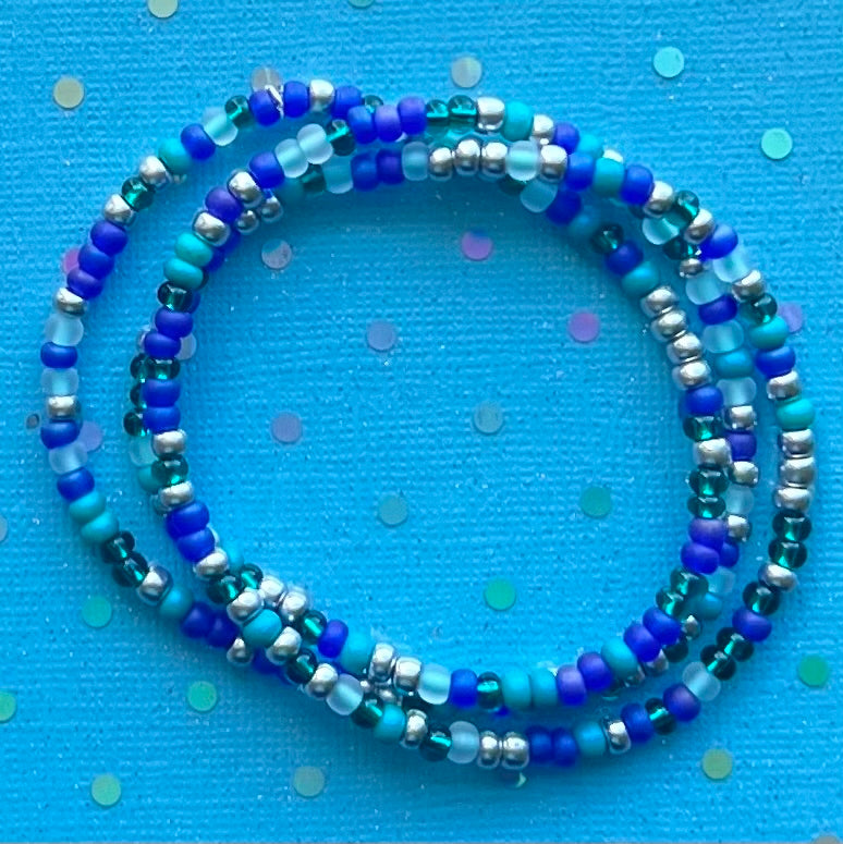 Alchemy Wrap | Blue Green Silver