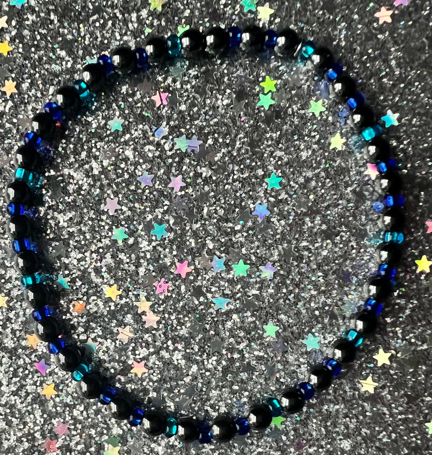 Zaire Bracelet | Hematite Blue SL