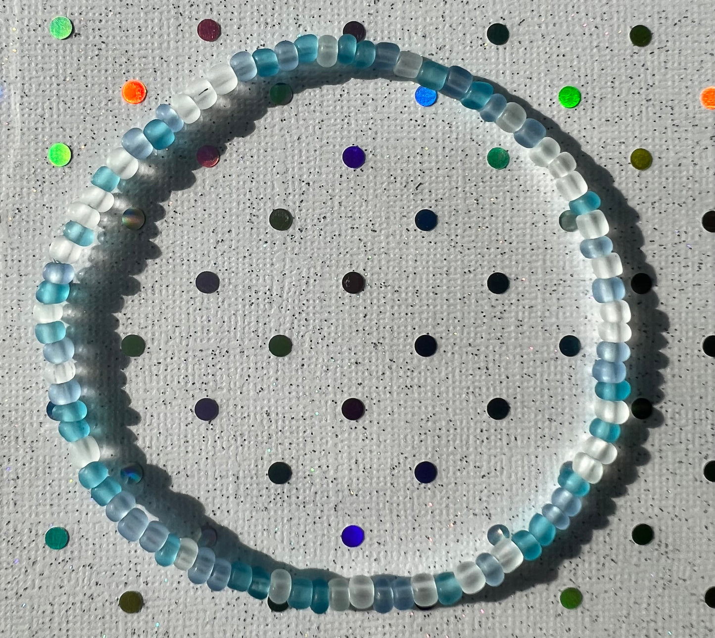 Alchemy Anklet | Frosted Frosted Blue