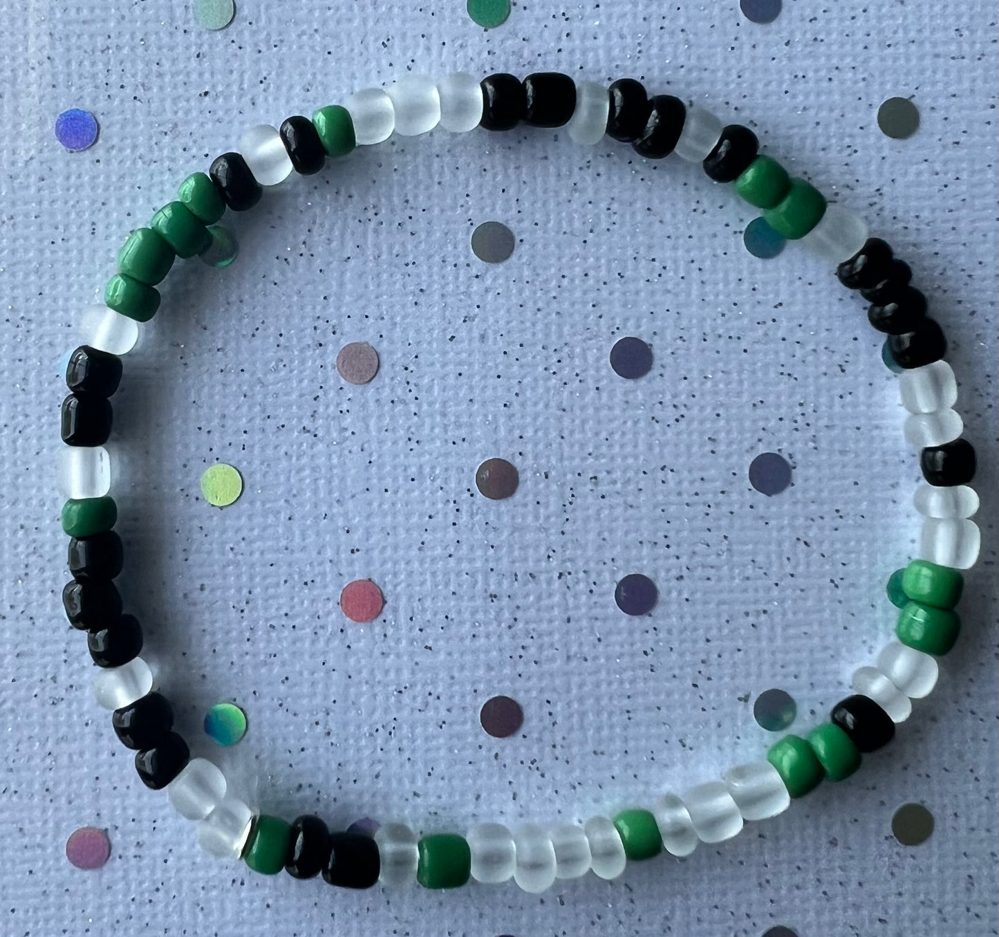 Alchemy Bracelet | Green Black Frosted