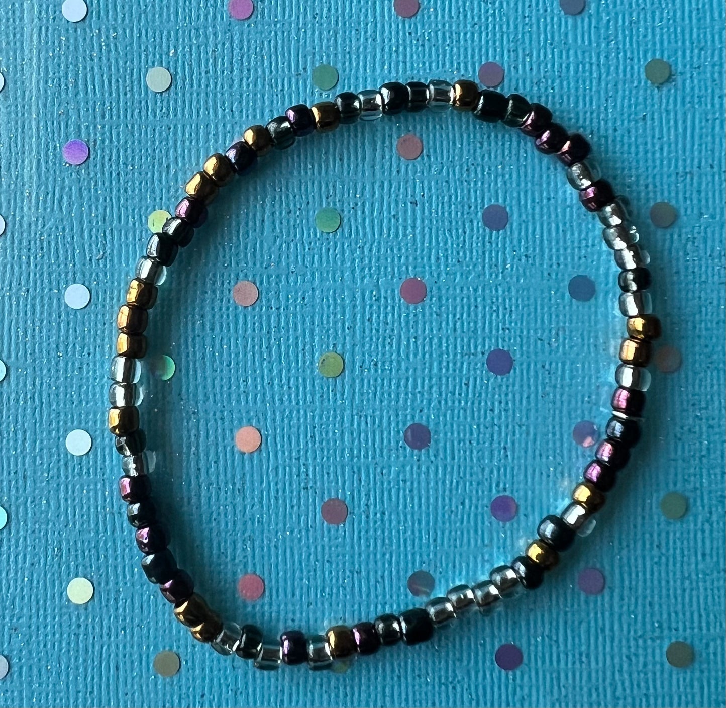 Alchemy Bracelet | Clear Watercolor Copper