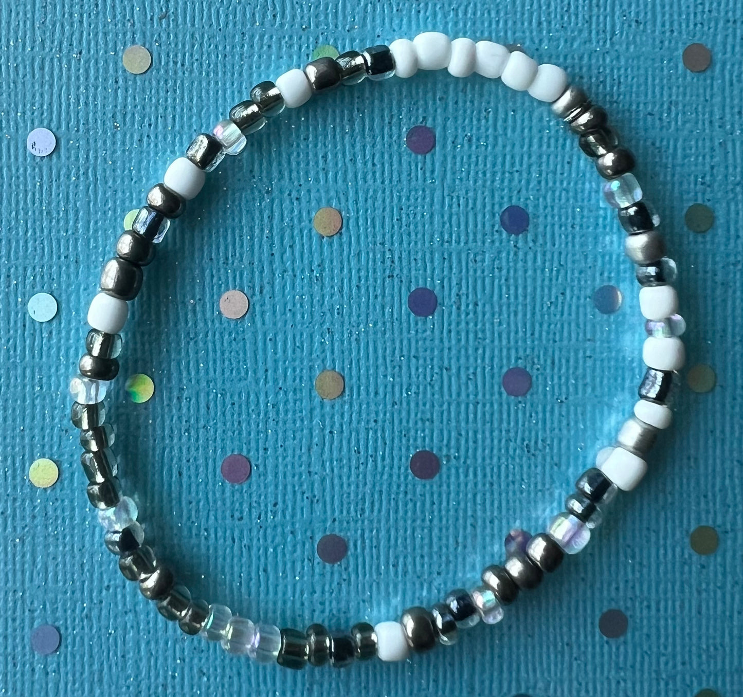 Alchemy Bracelet | White Clear Silver