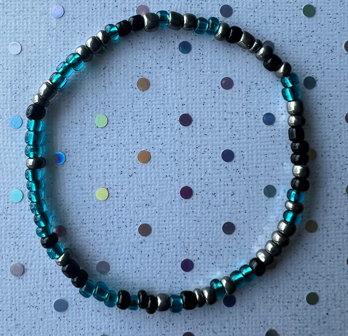 Alchemy Bracelet | Teal Metal Black