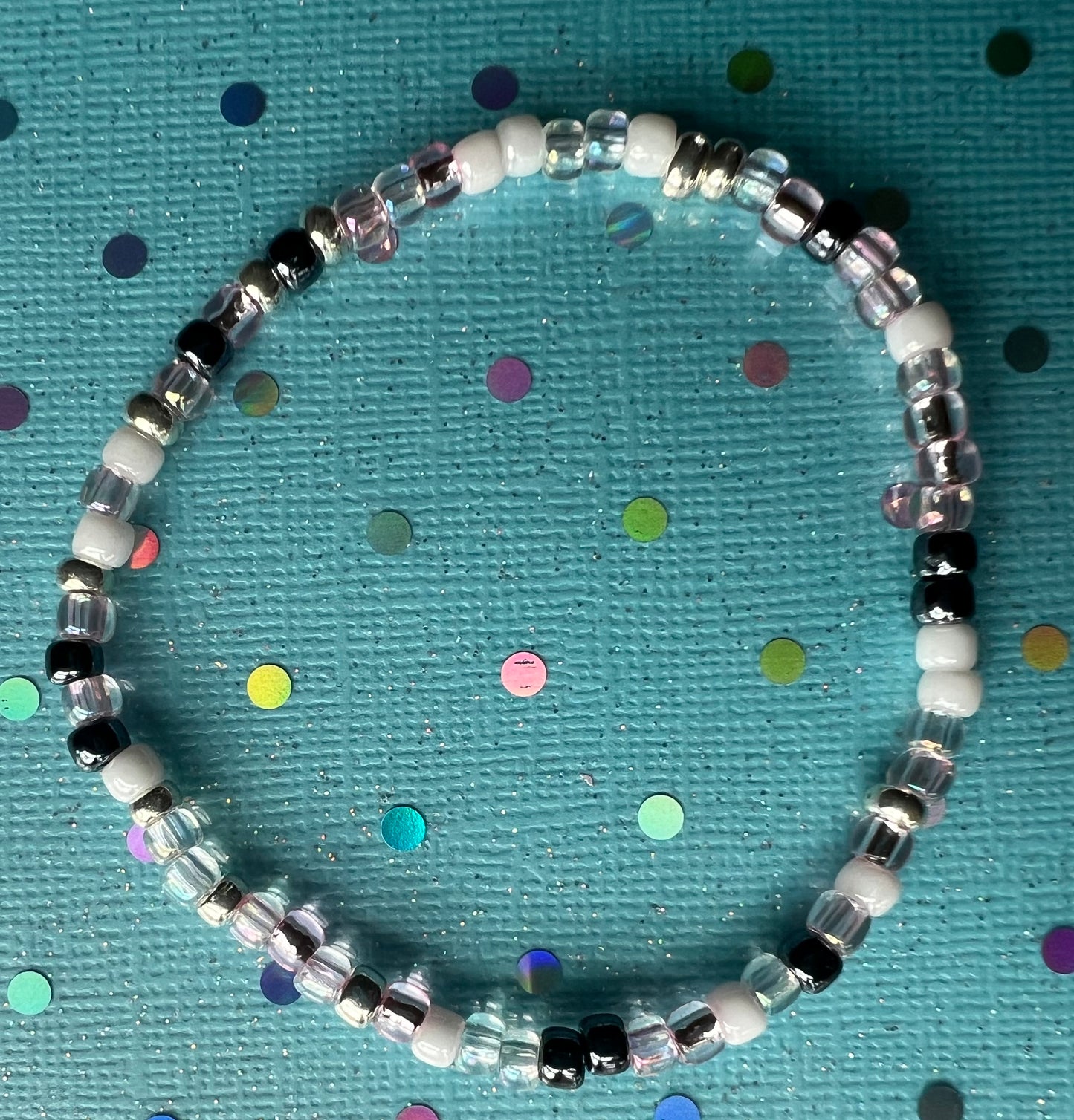 Alchemy Bracelet | Clear Gunmetal Pink