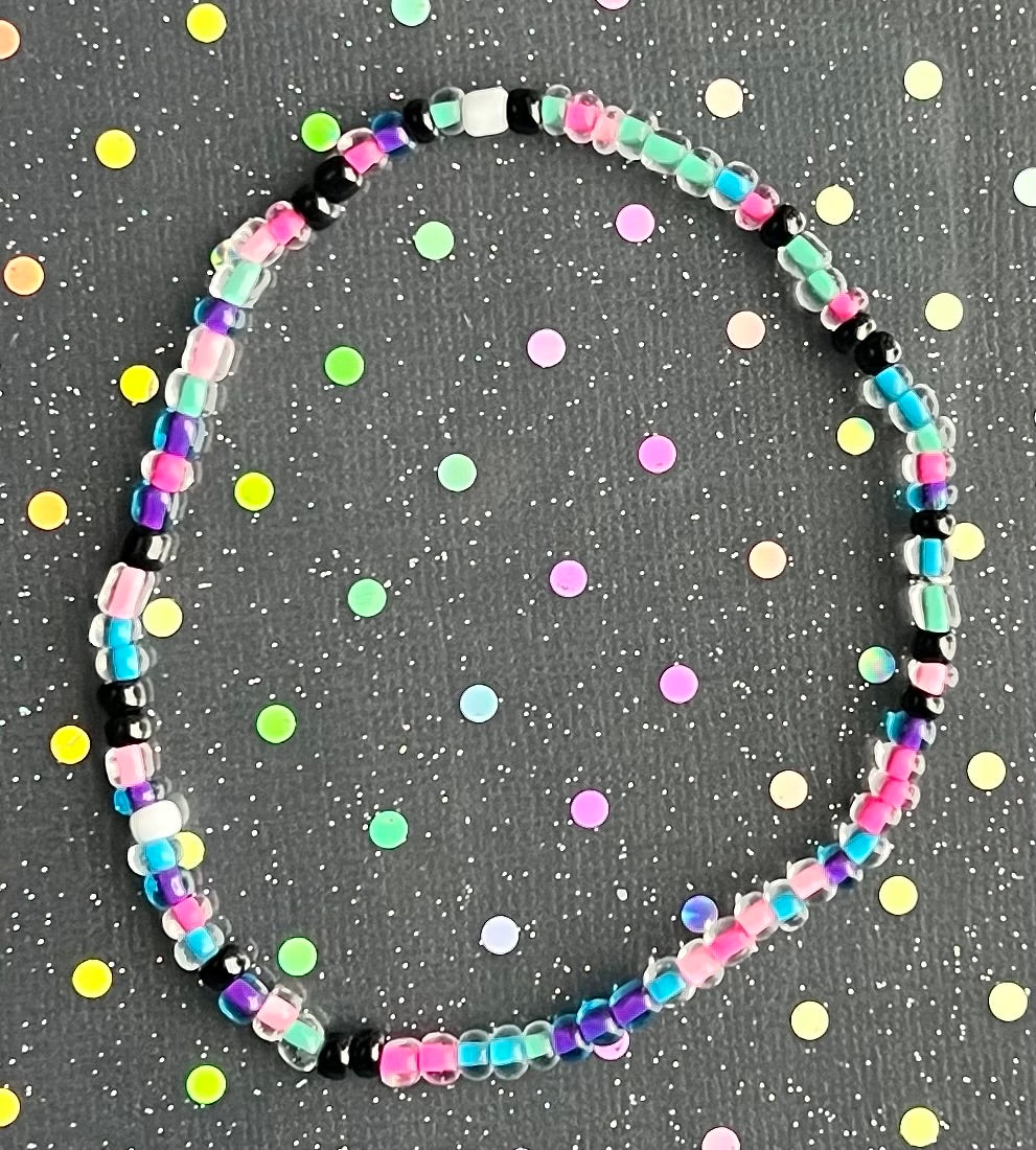 Alchemy  Anklet | Inside Color Black White