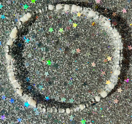 Lil Alchemy Bracelet | White Silver Clear