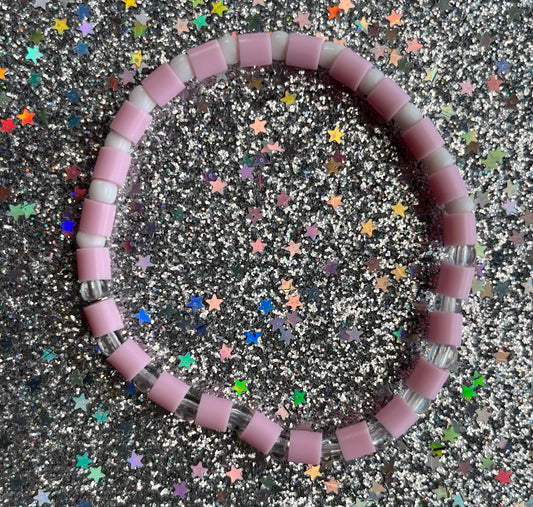 Renegade Bracelet | Pink White Clear