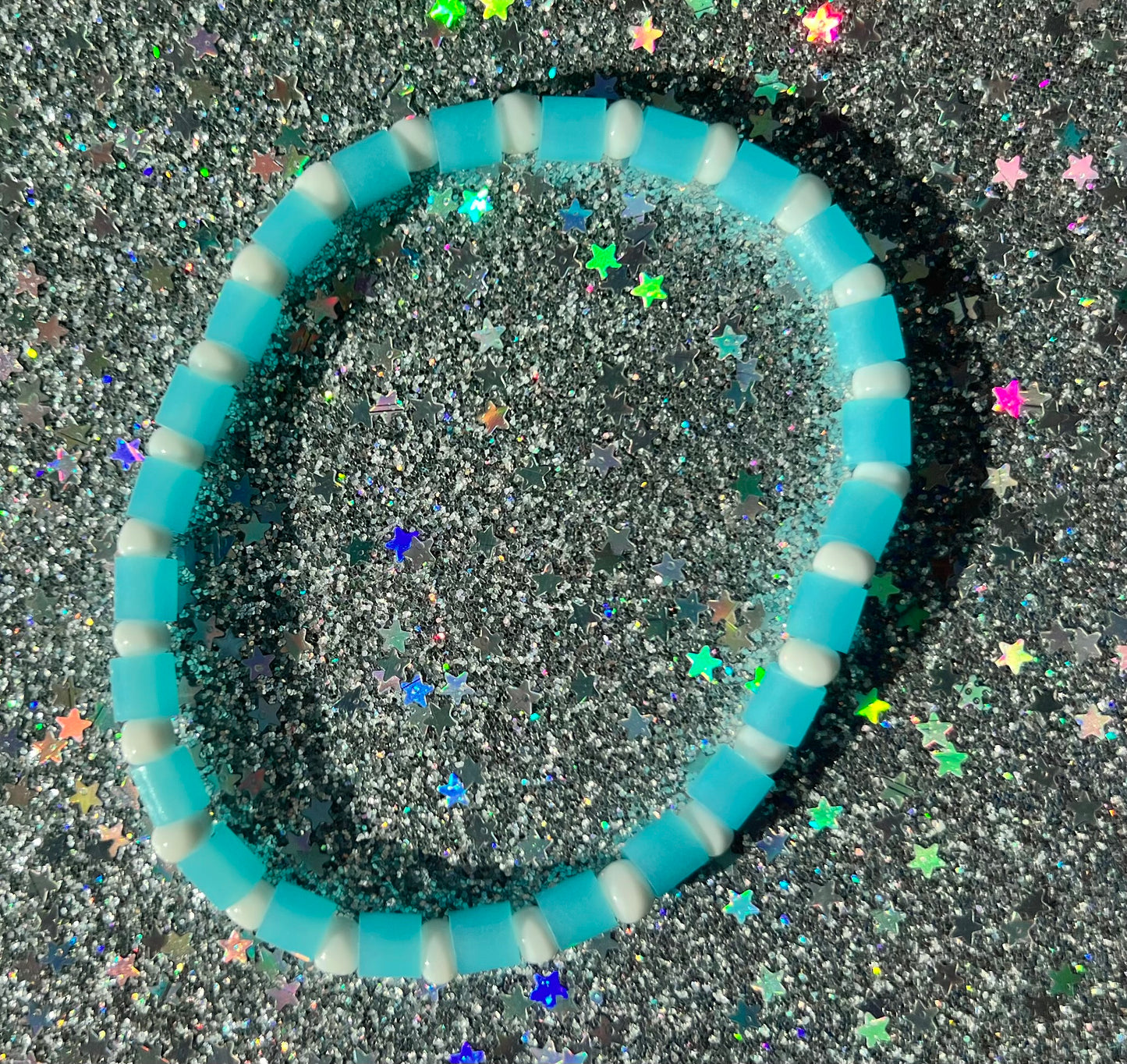 Renegade Bracelet | Blue Glow White