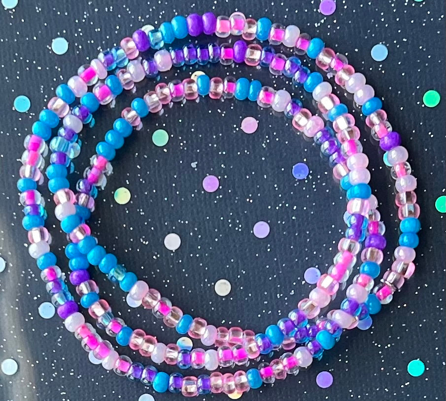 Alchemy Wrap | Purple Pink Blue Inside Purple