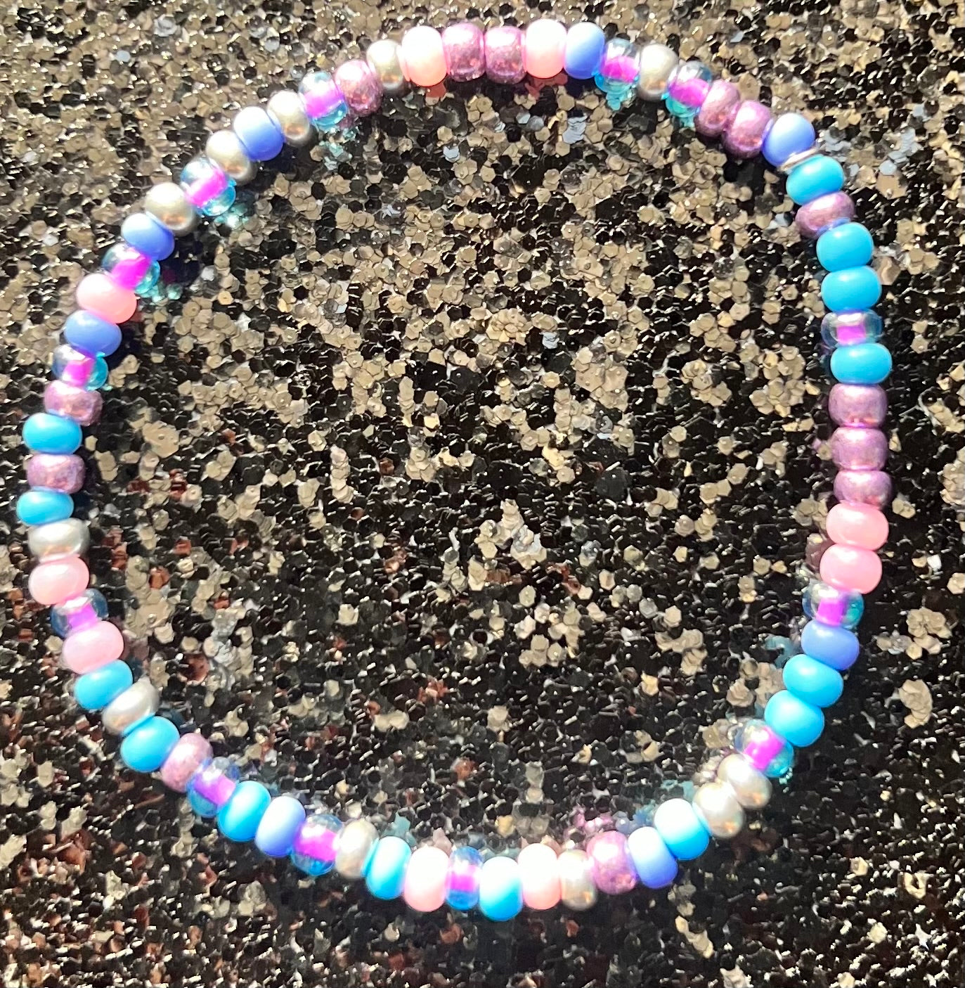 Alchemy Bracelet | Ceylon Pink Purple Blue Silver