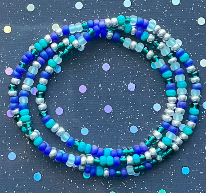 Alchemy Wrap | Blue Green Silver