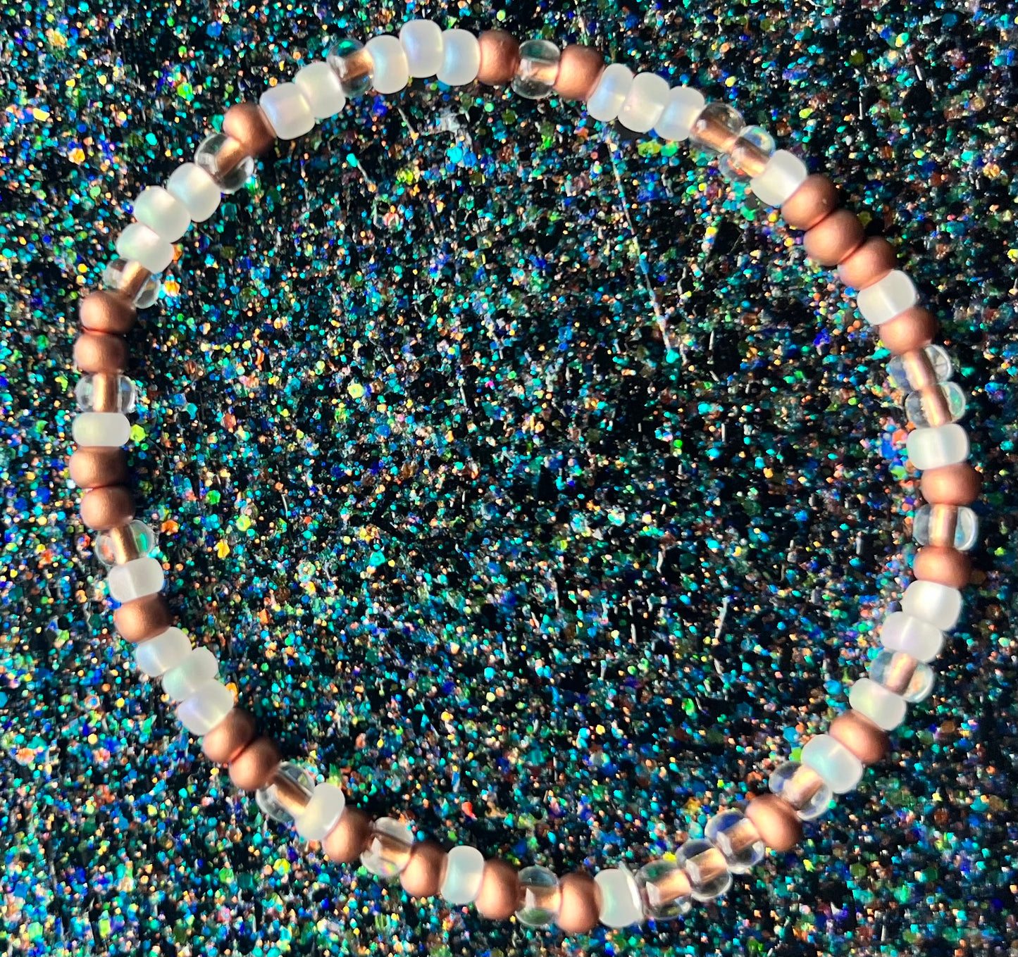 Alchemy Bracelet | Copper Frosted Inside Copper