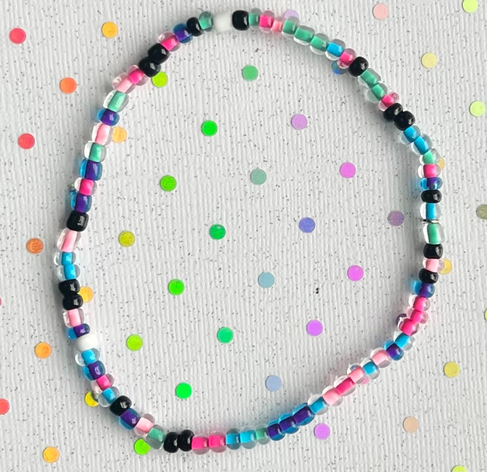 Alchemy  Anklet | Inside Color Black White