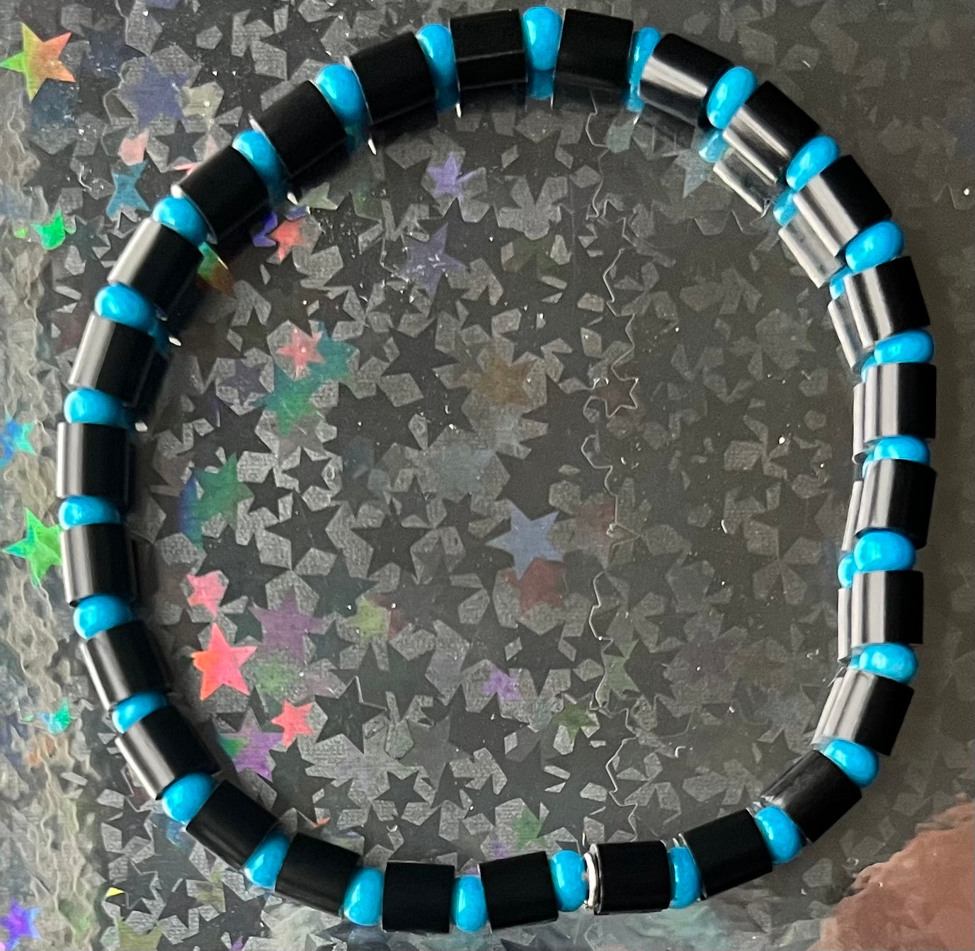 Renegade Bracelet | Black Vibrant Blue