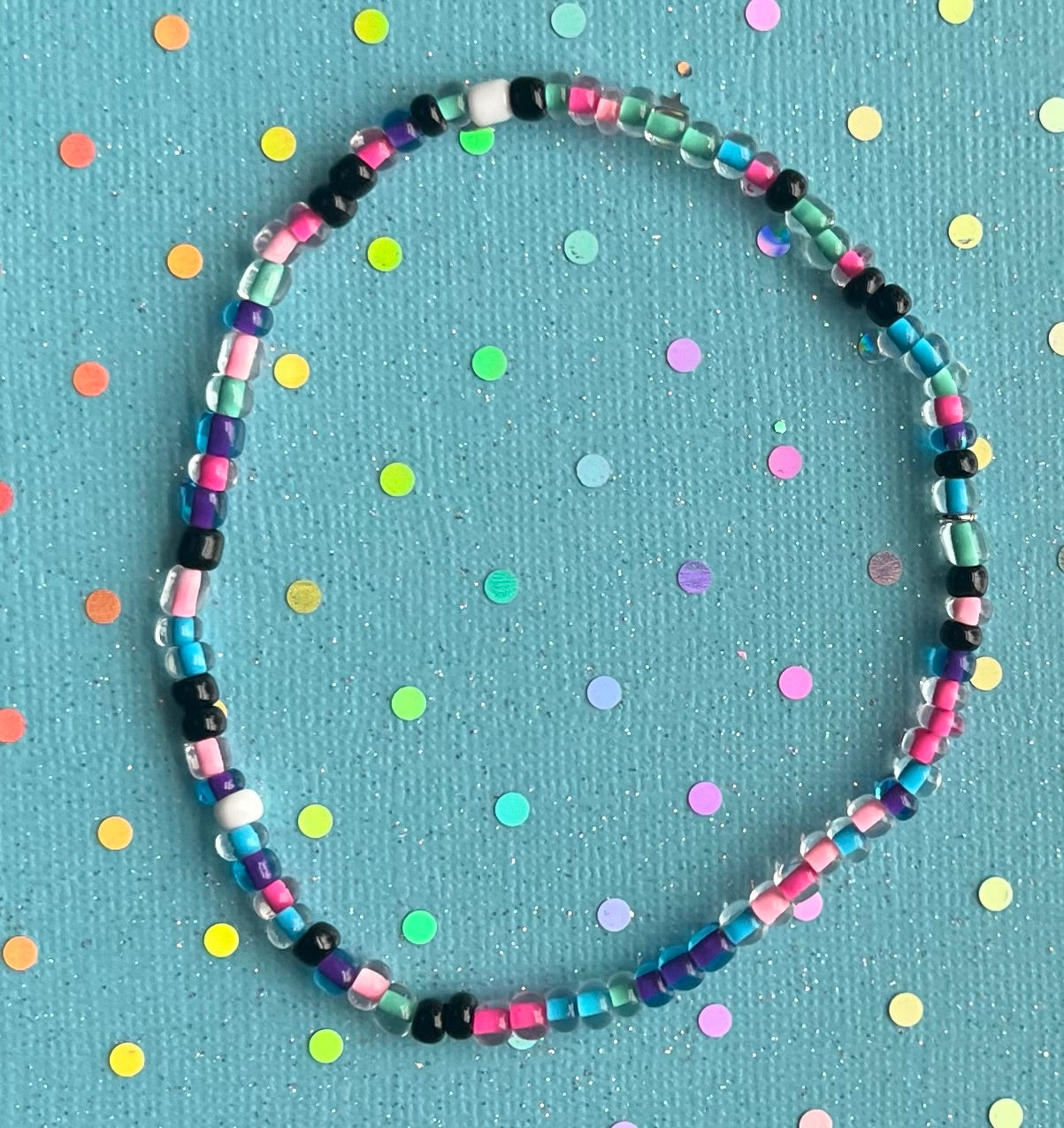 Alchemy  Anklet | Inside Color Black White