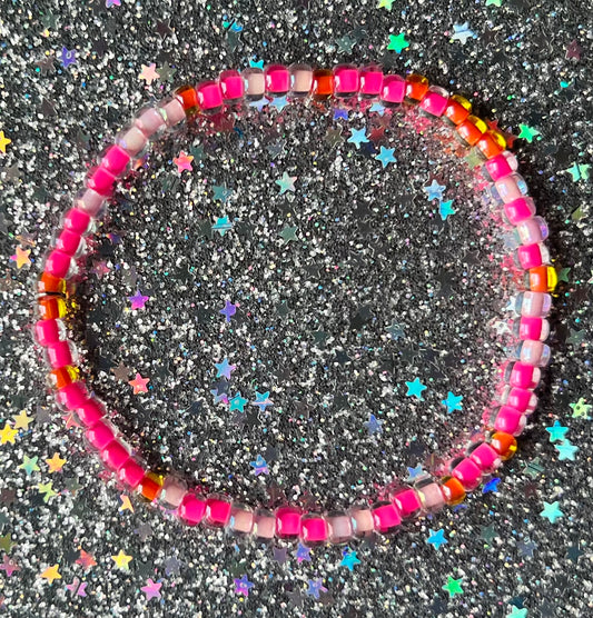 Alchemy Bracelet | Pink Orange Neon