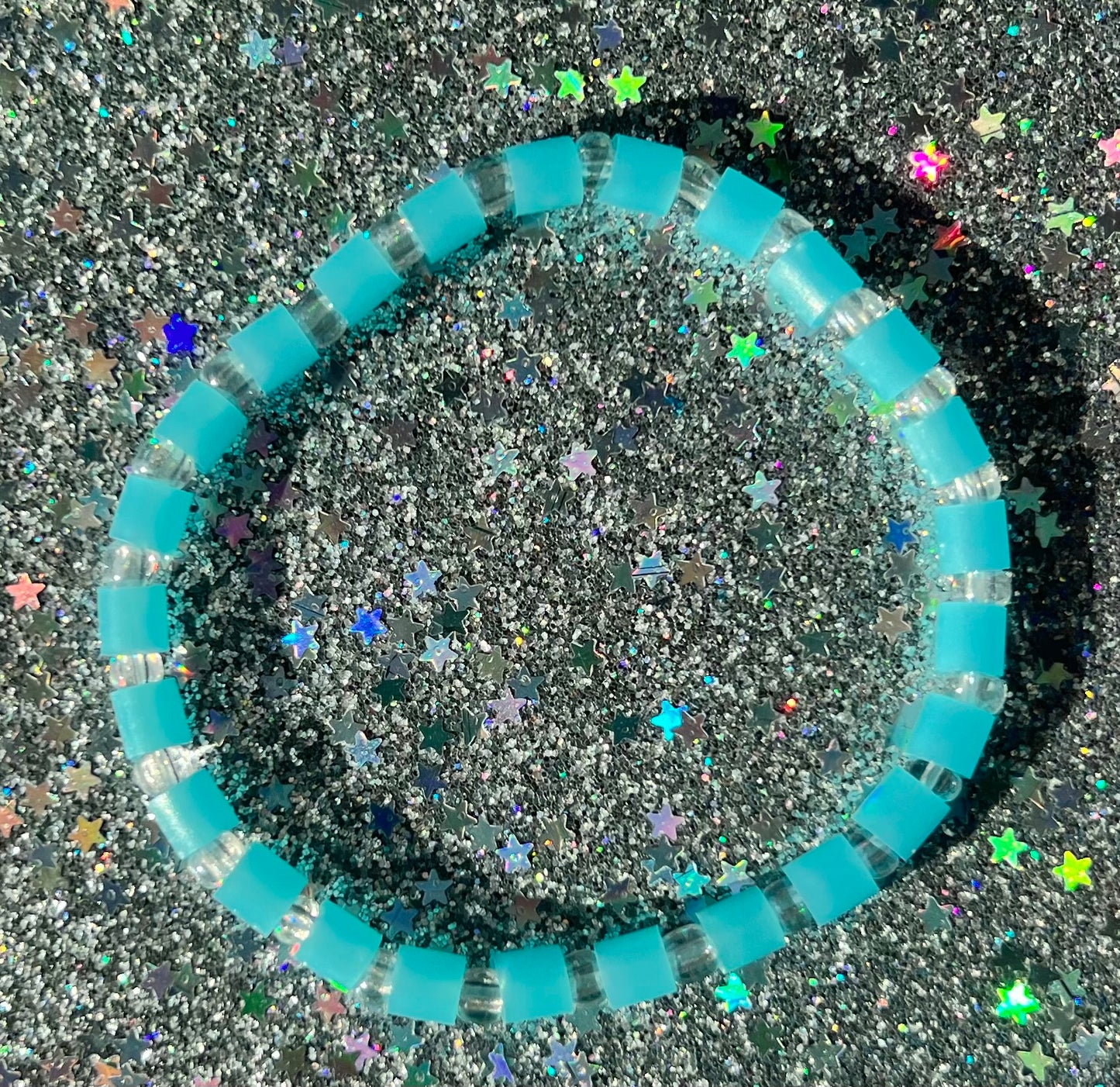 Renegade Bracelet | Blue Glow Clear