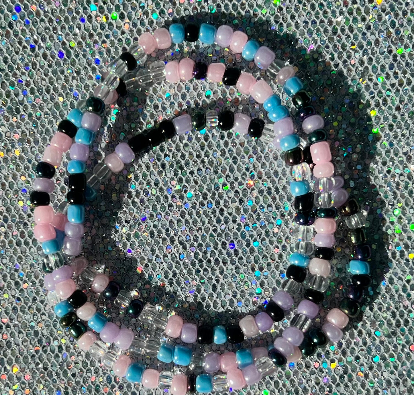 Alchemy Wrap | Ceylon Pink Blue Purple Watercolor Black
