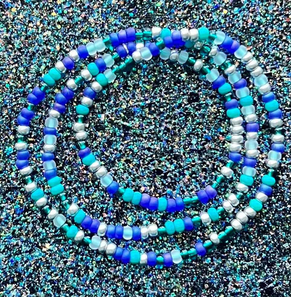 Alchemy Wrap | Blue Green Silver
