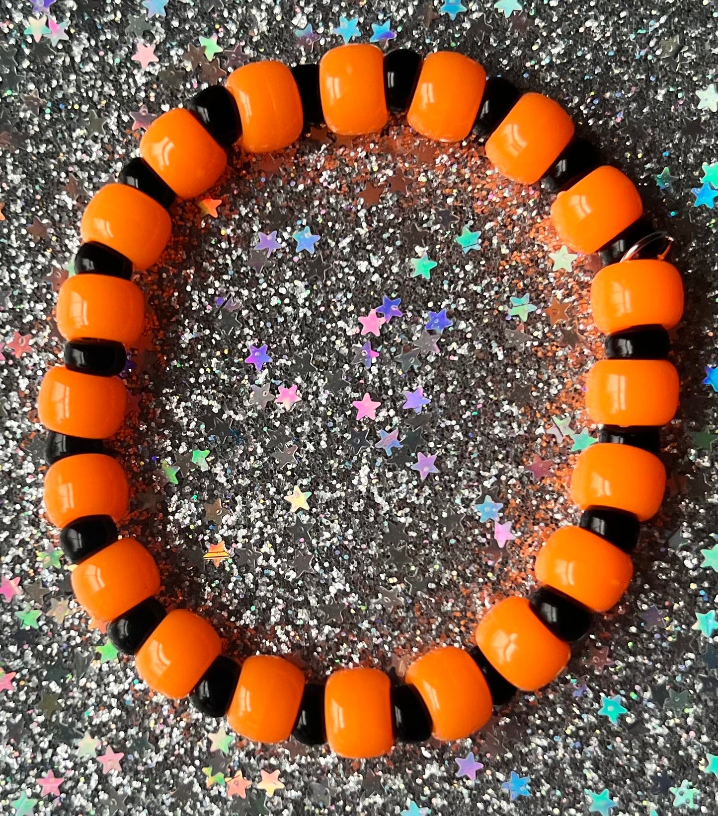 Joy Bracelet | Orange Vivid Black