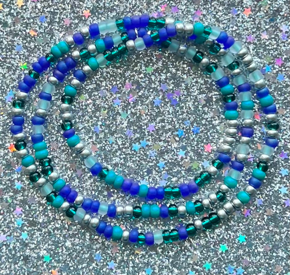 Alchemy Wrap | Blue Green Silver
