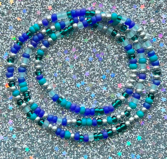 Alchemy Wrap | Blue Green Silver