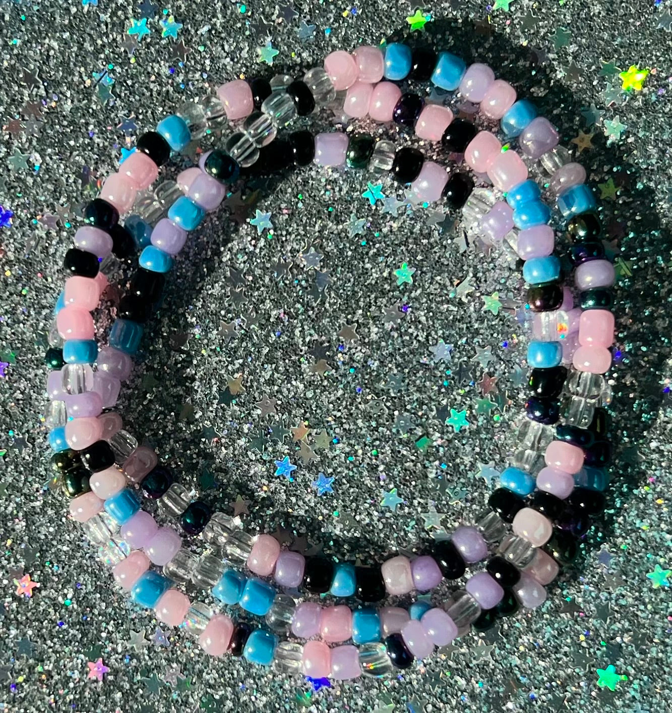 Alchemy Wrap | Ceylon Pink Blue Purple Watercolor Black
