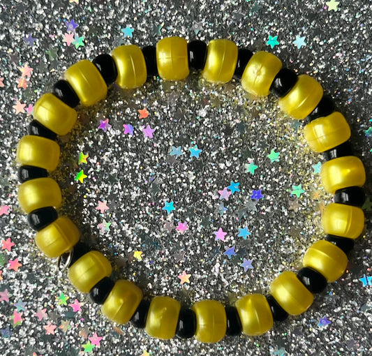 Joy Bracelet | Yellow Iridescent Black