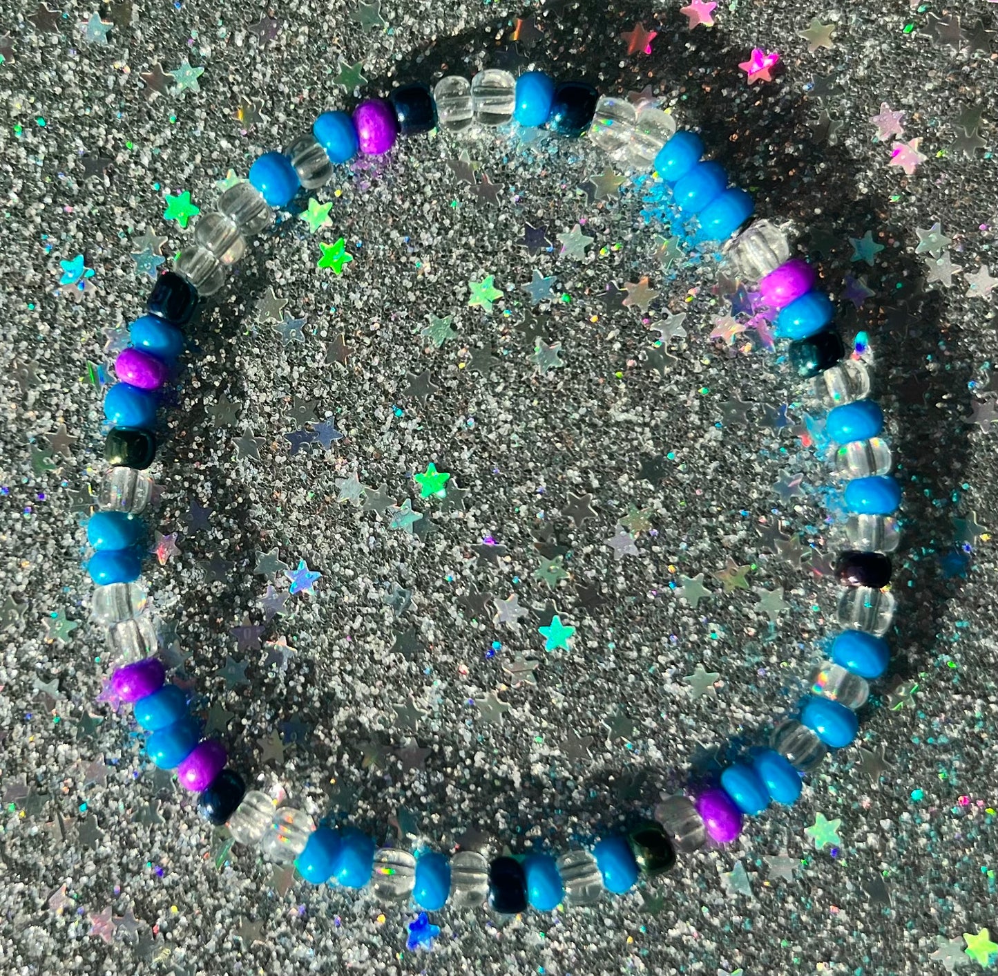 Alchemy Bracelet | Purple Blue Black Clear
