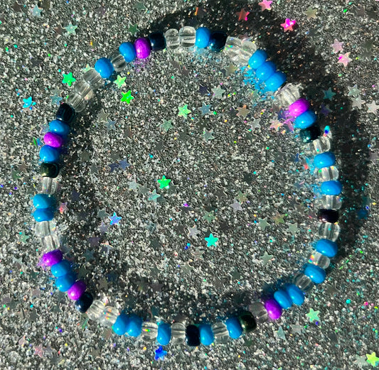 Alchemy Bracelet | Purple Blue Black Clear