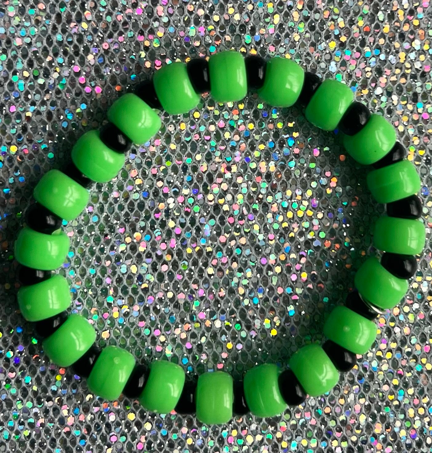 Joy Bracelet | Green Vivid Black