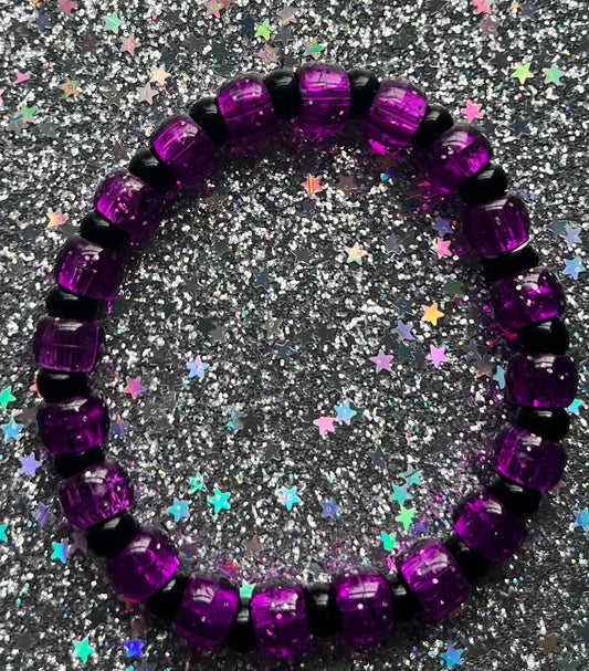 Joy Bracelet | Purple Vivid Black