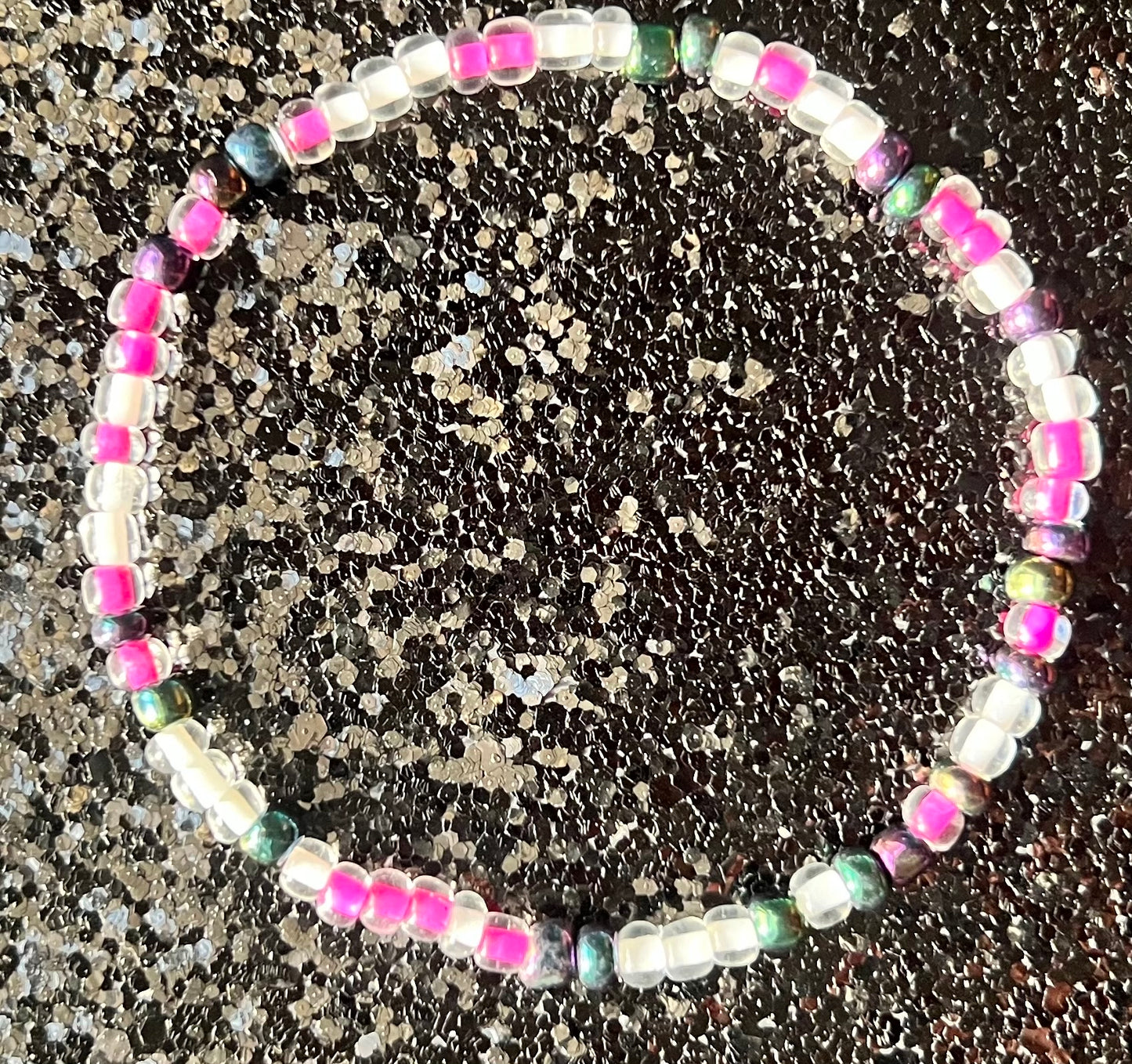 Alchemy Bracelet | Pink Watercolor White