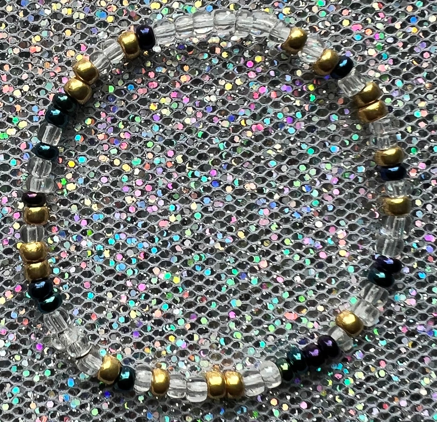 Alchemy Bracelet | Gold Watercolor Clear