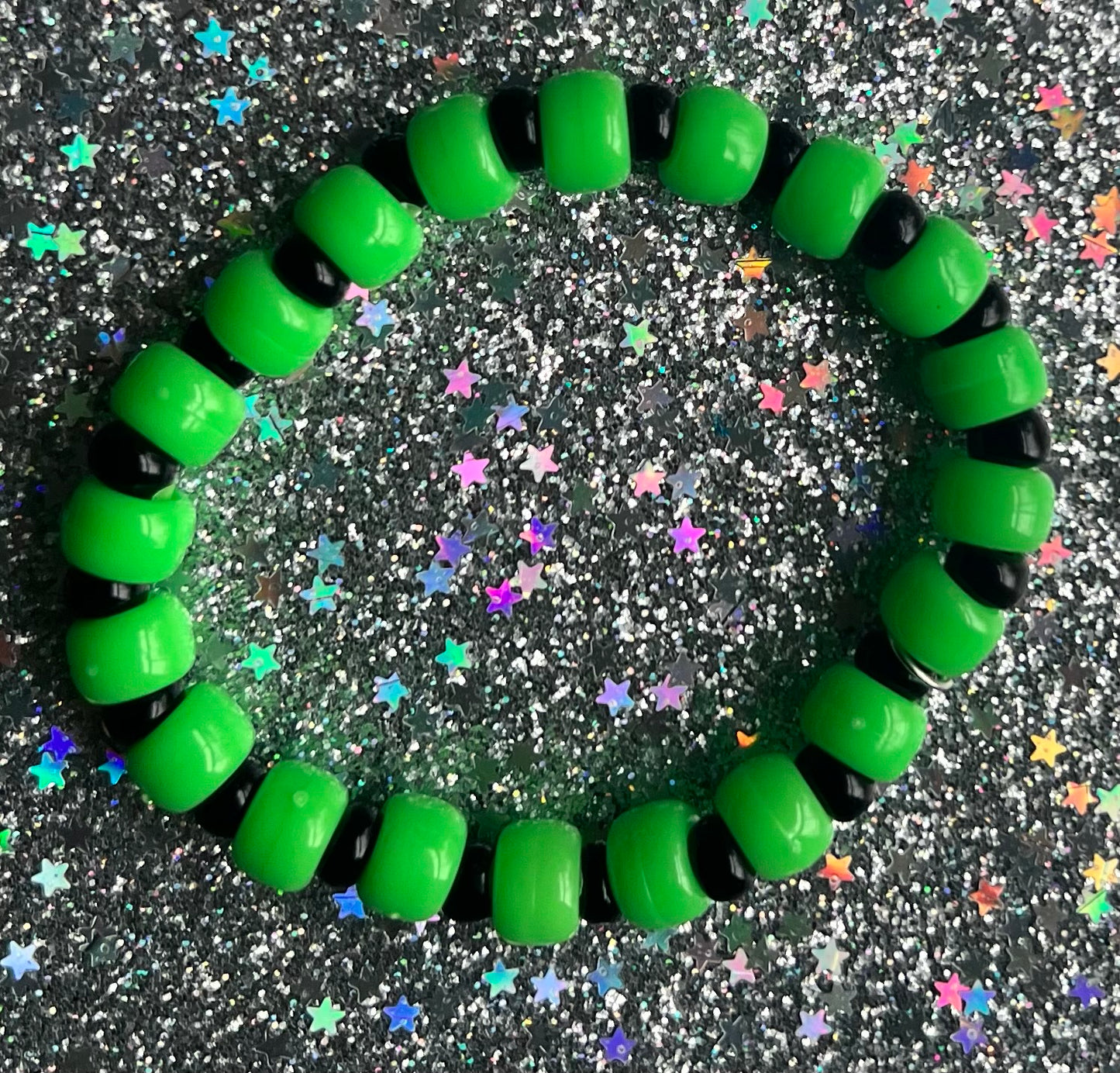 Joy Bracelet | Green Vivid Black