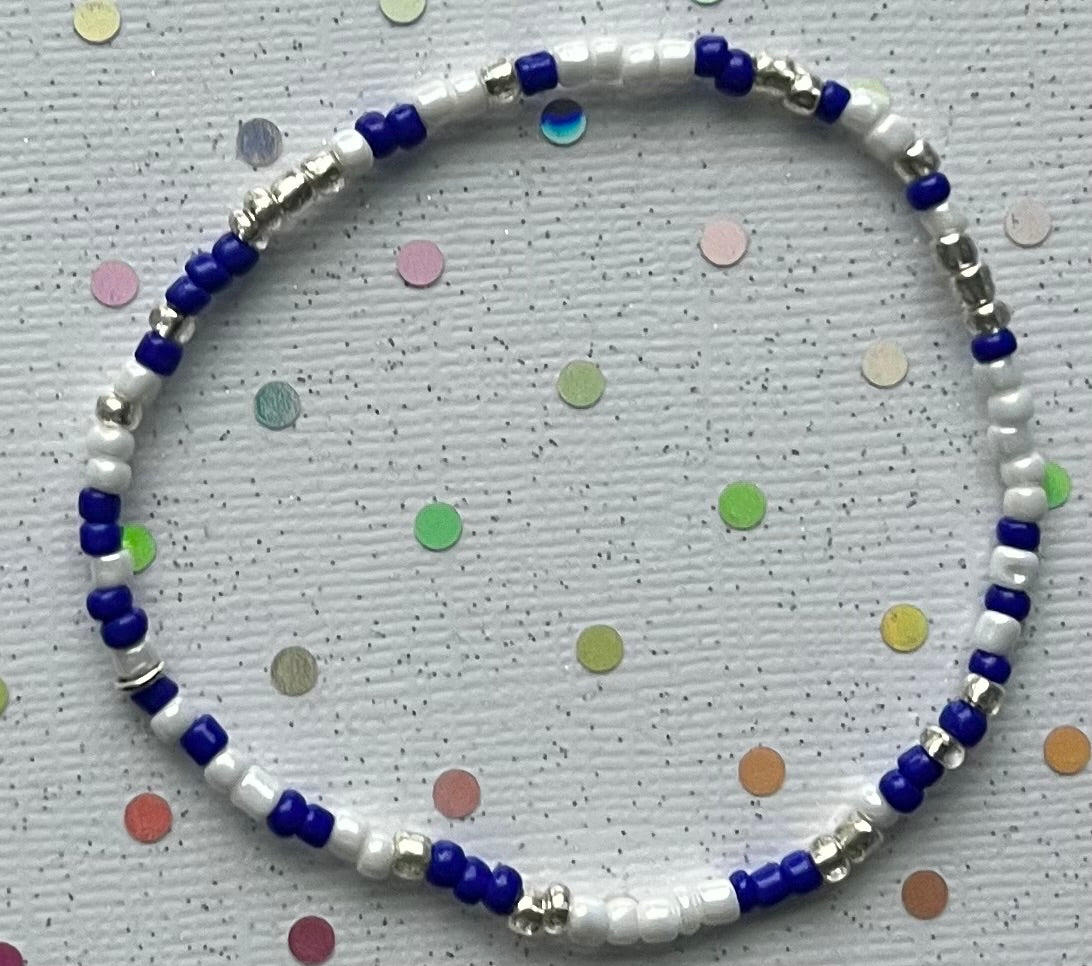 Lil Alchemy Bracelet | Blue White Silver