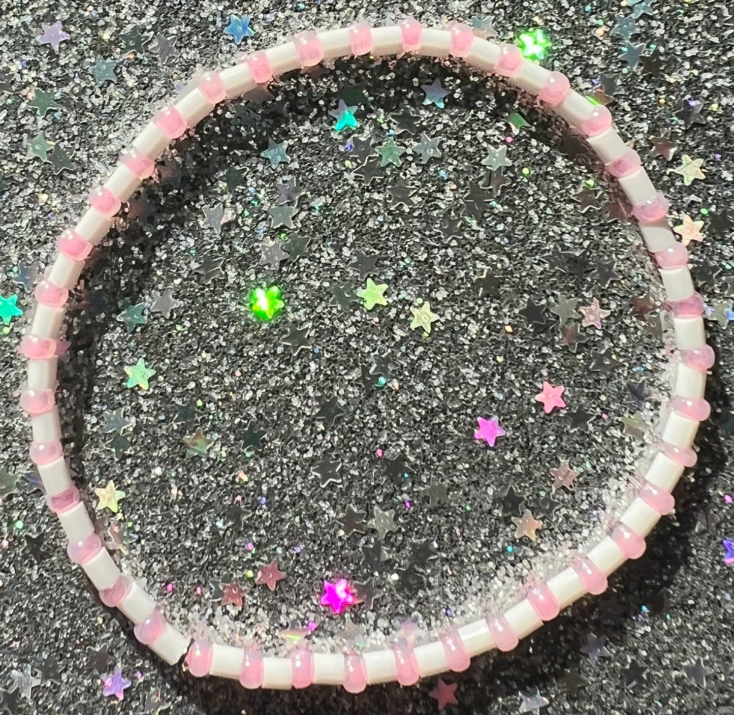 Lil Renegade Bracelet | White Ceylon Pink
