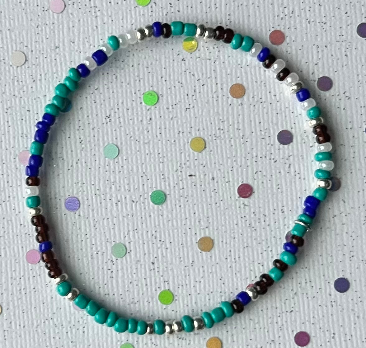 Lil Alchemy Bracelet | Green Black Silver Blue