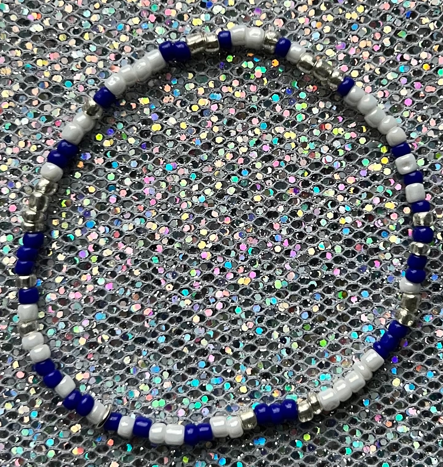 Lil Alchemy Bracelet | Blue White Silver