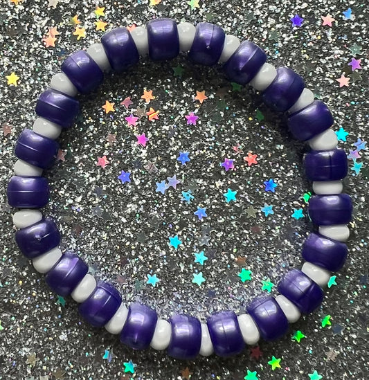 Joy Bracelet | Purple Iridescent White