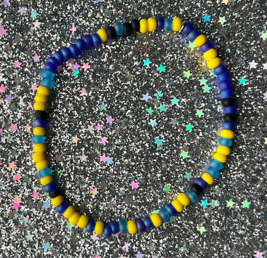 Alchemy Bracelet | Blue Black Yellow