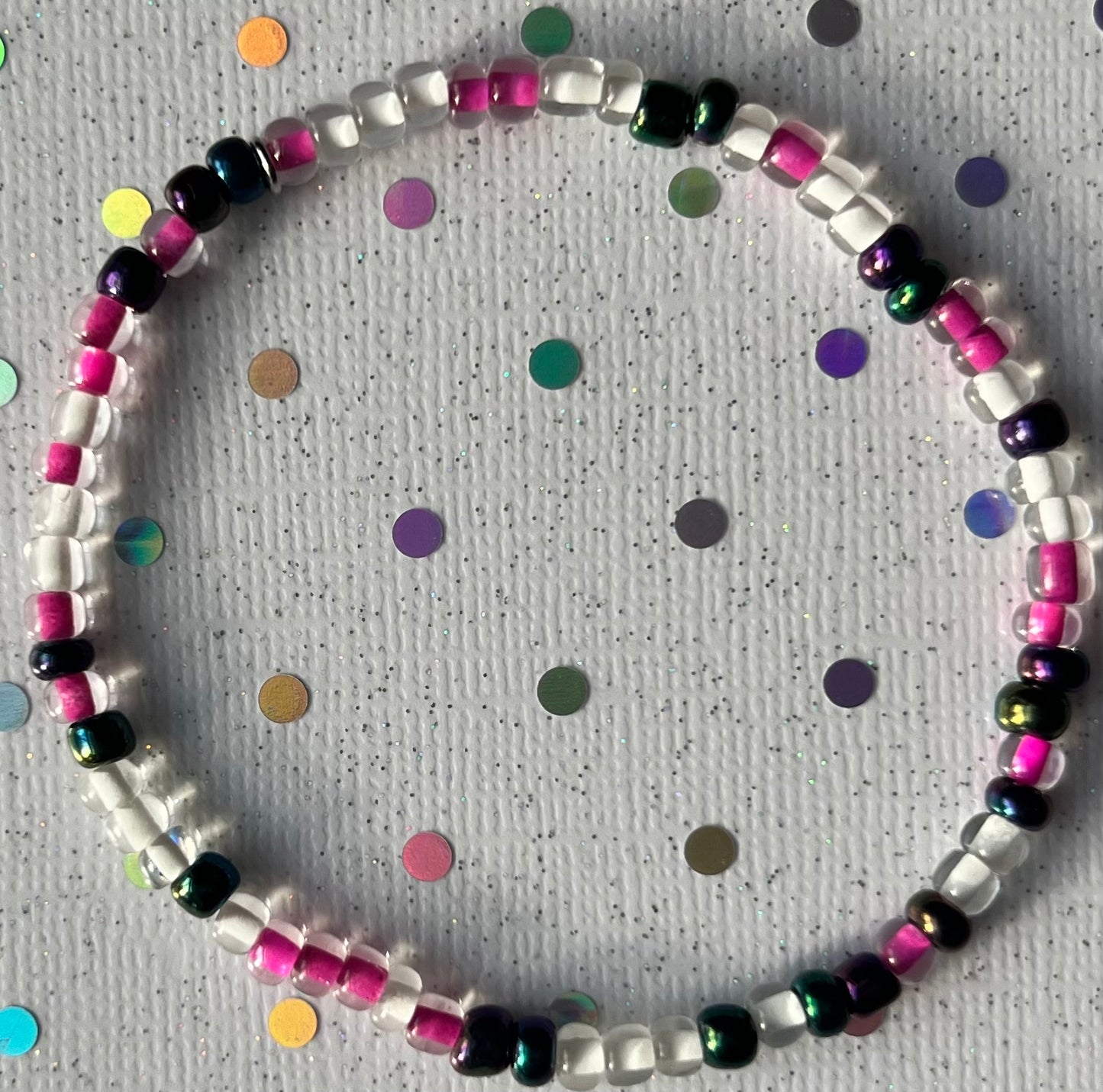Alchemy Bracelet | Pink Watercolor White