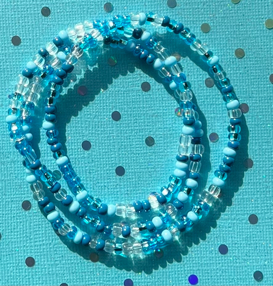 Alchemy Wrap | Light Blue Navy Clear