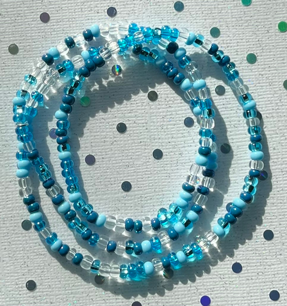Alchemy Wrap | Light Blue Navy Clear